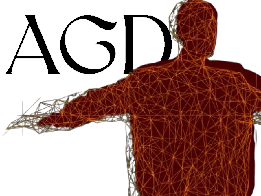 Cover image of Any Given Day project showing the wireframe reproduction of the singer