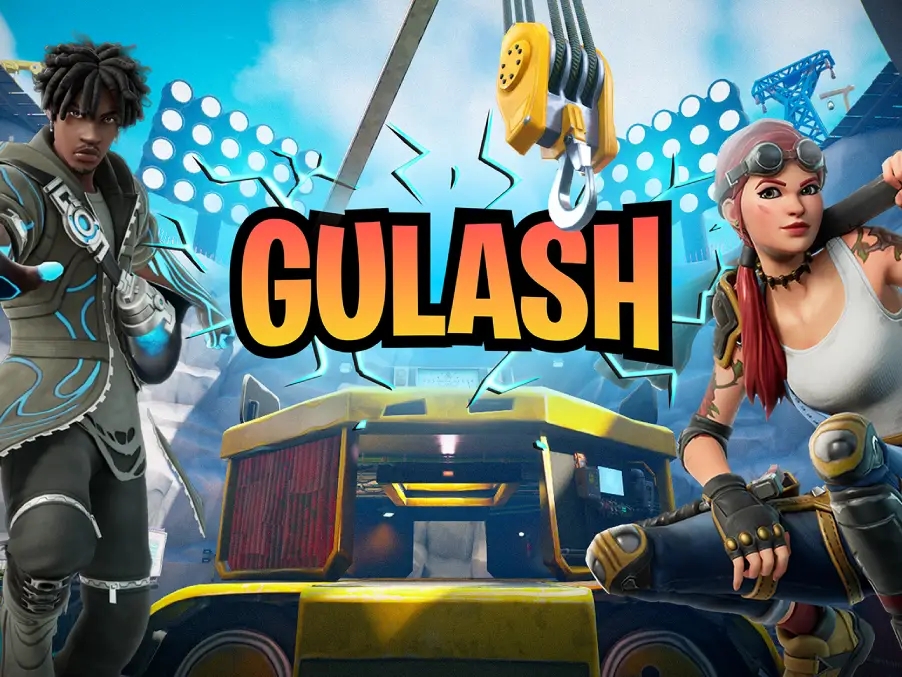 Cover image of the Fortnite game Gulash showing some of the game's characters