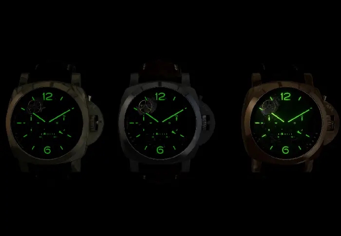  Panerai wristwatches in the AR application