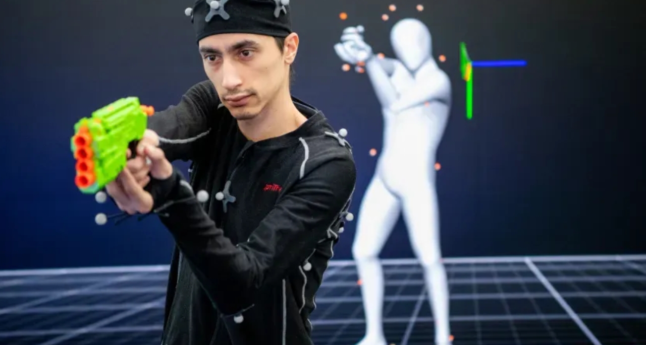 Team member during a Motion Capture Session